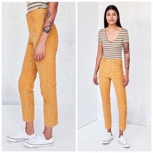 Yellow BDG corduroy pants